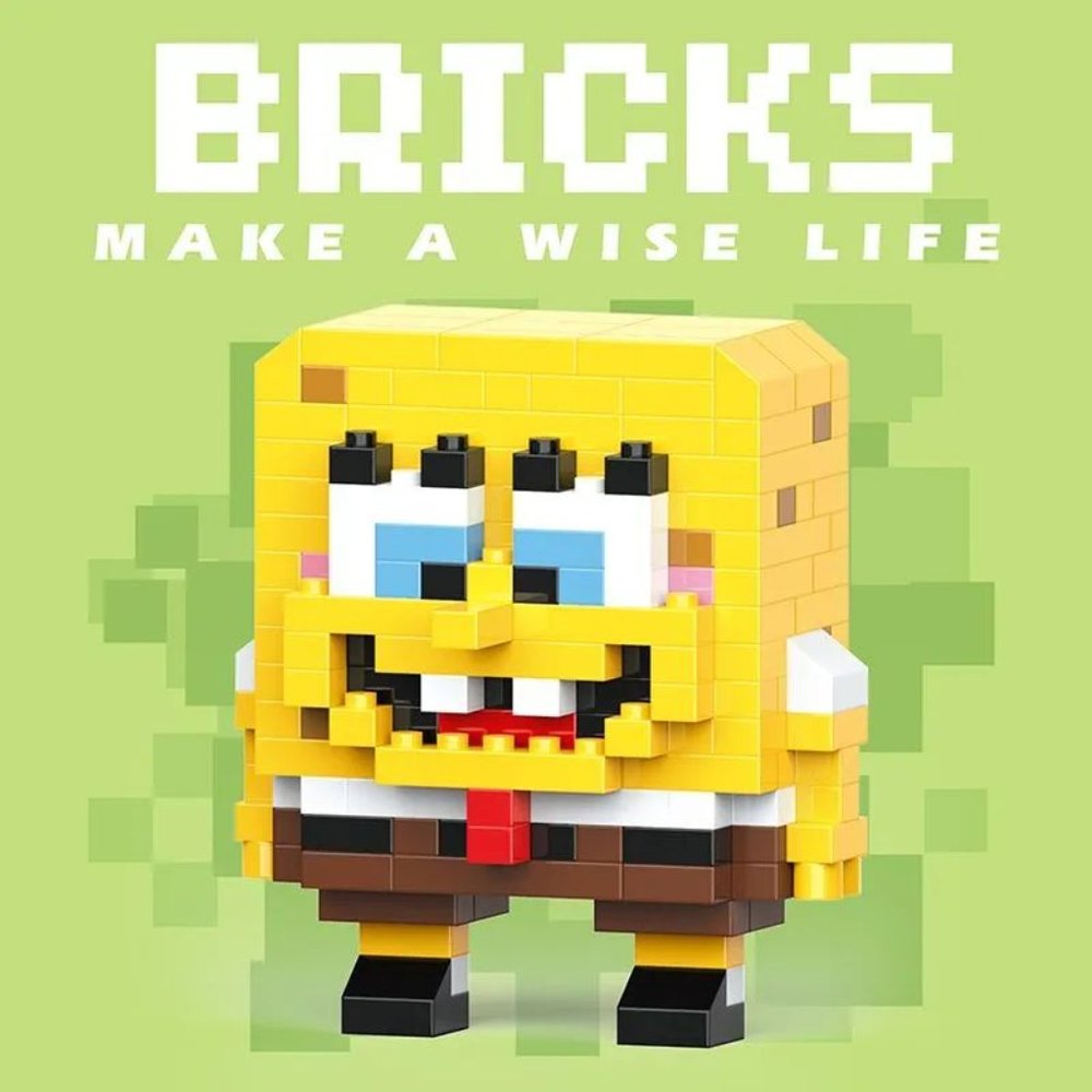 Sponge baby model building block puzzle toy micro particle assembly